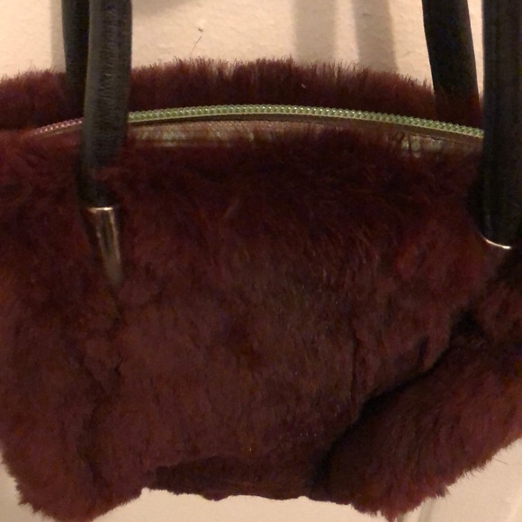 Vintage rabbit fur purse. - Picture 3 of 3